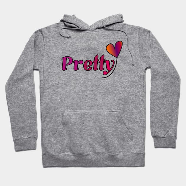 Pretty typography design by dmerchworld Hoodie by dmerchworld